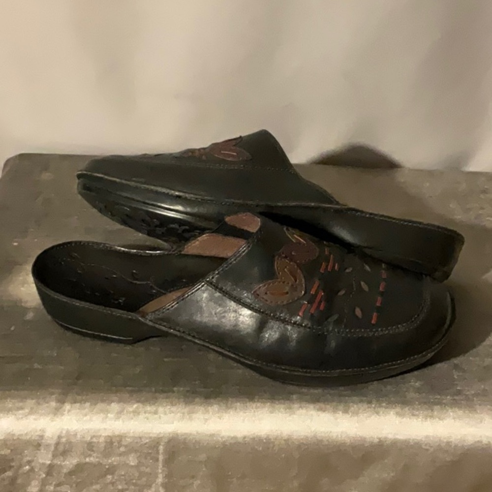 Clarks Leather Mule